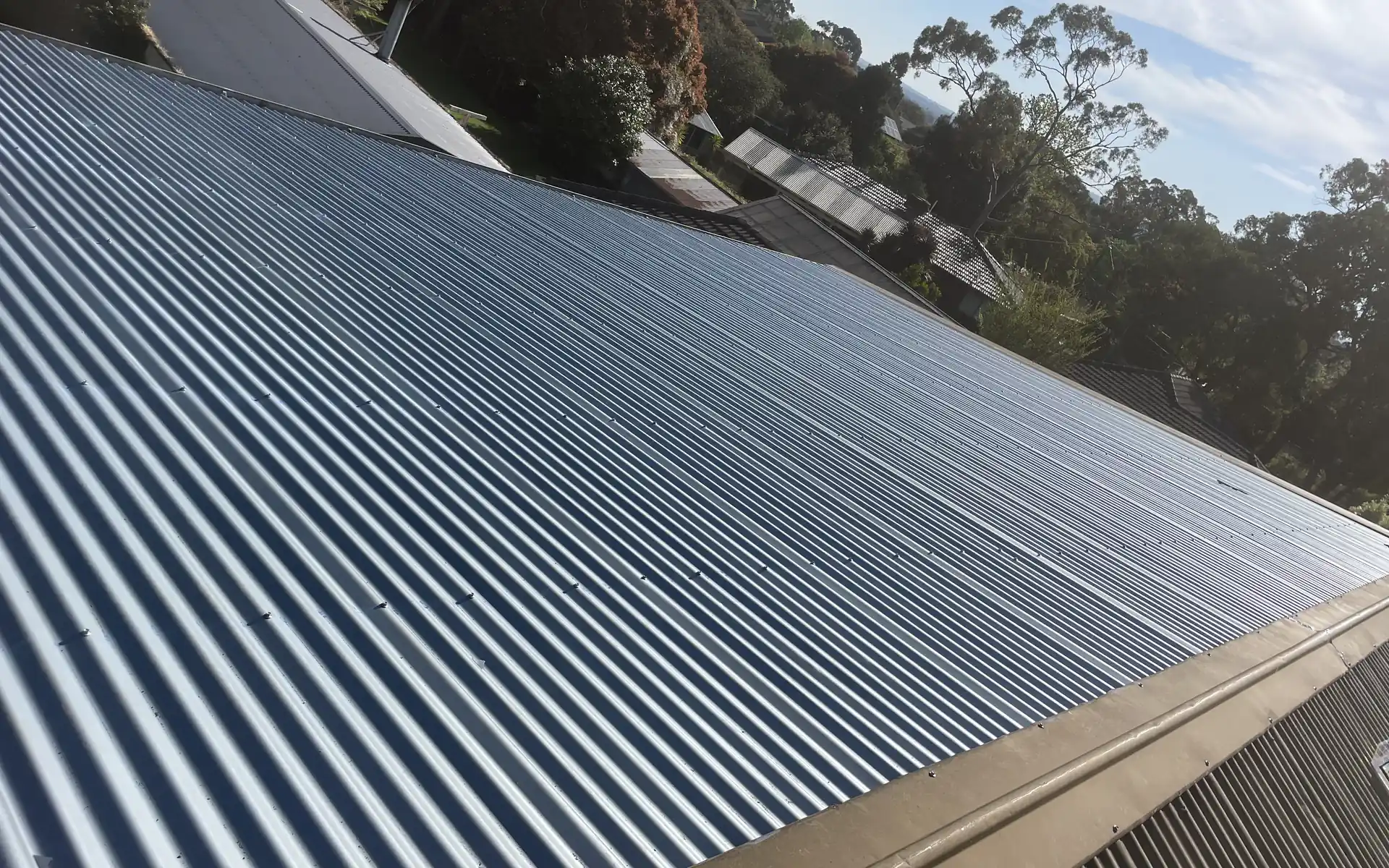 Metal roof replacement on a home in Clyde