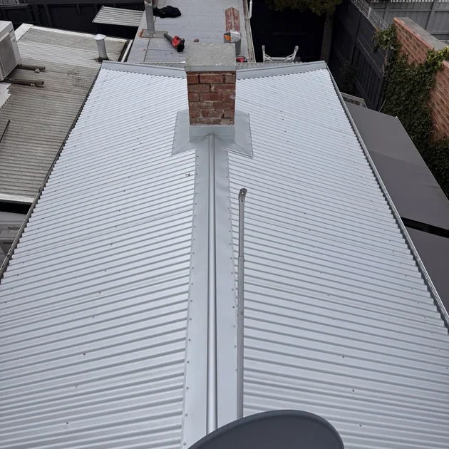 New metal roof on a home in Berwick